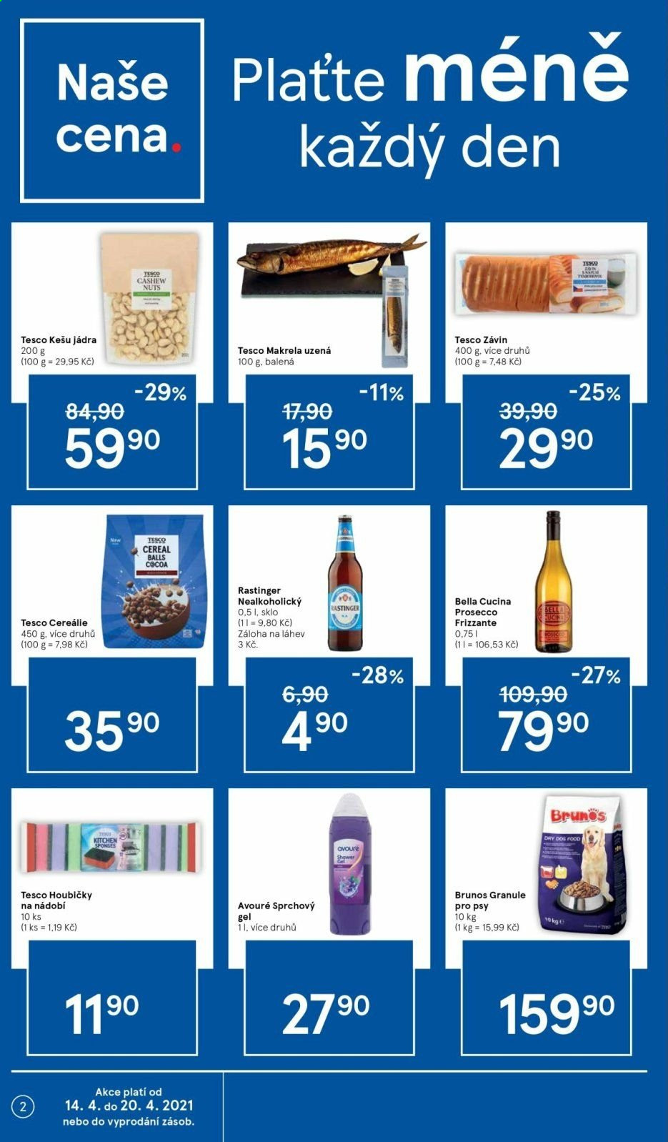 Leták TESCO supermarket - 14.4.2021 - 20.4.2021. Strana 2