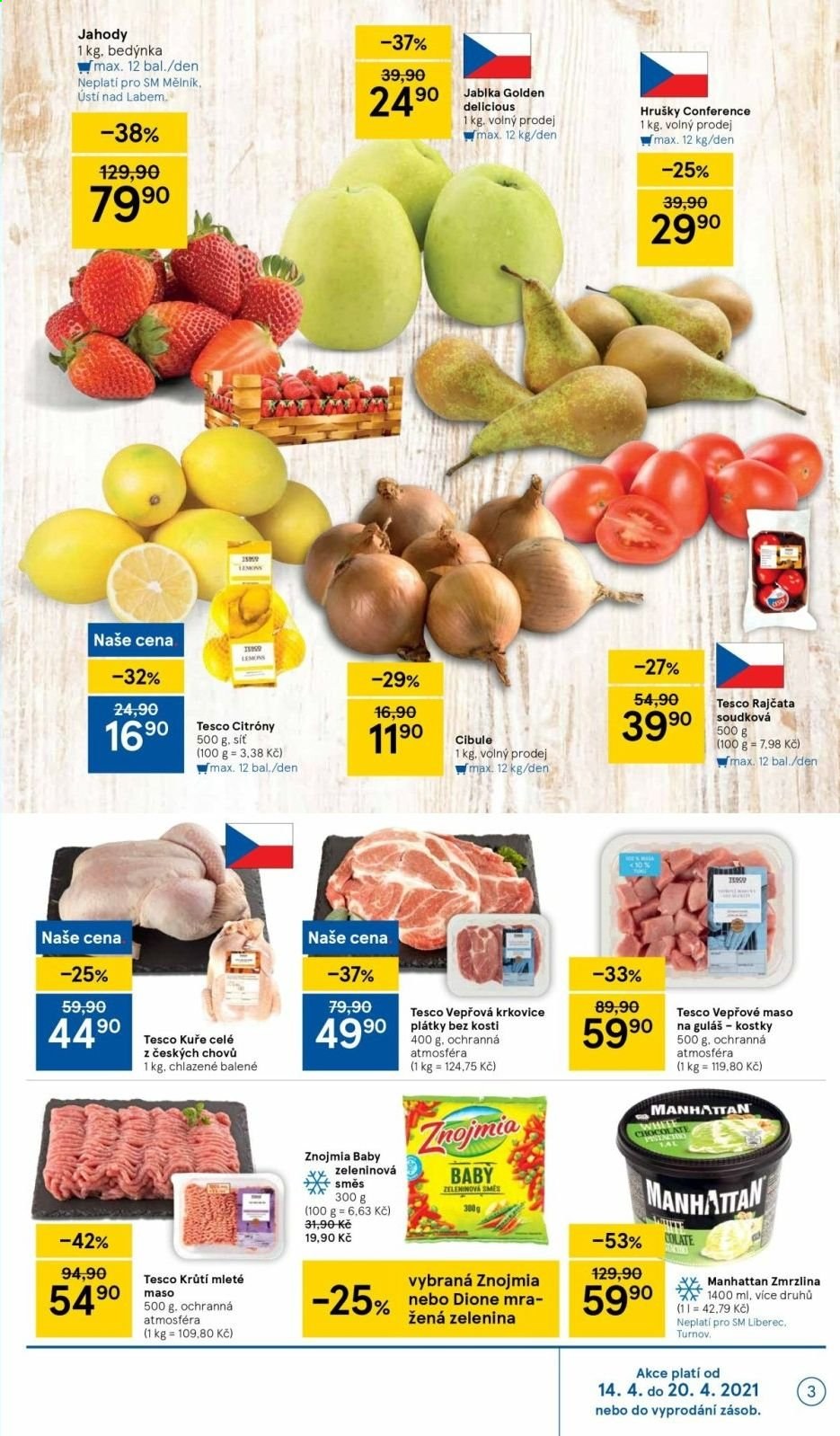 Leták TESCO supermarket - 14.4.2021 - 20.4.2021. Strana 3