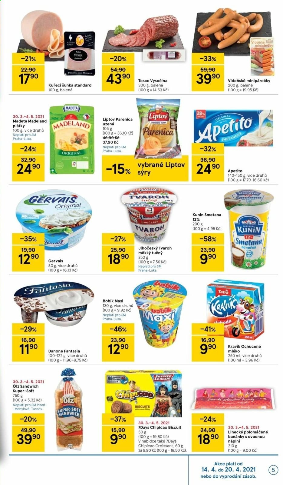 Leták TESCO supermarket - 14.4.2021 - 20.4.2021. Strana 5