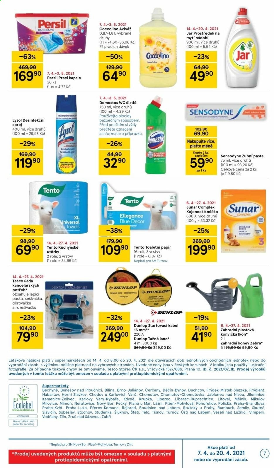 Leták TESCO supermarket - 14.4.2021 - 20.4.2021. Strana 7