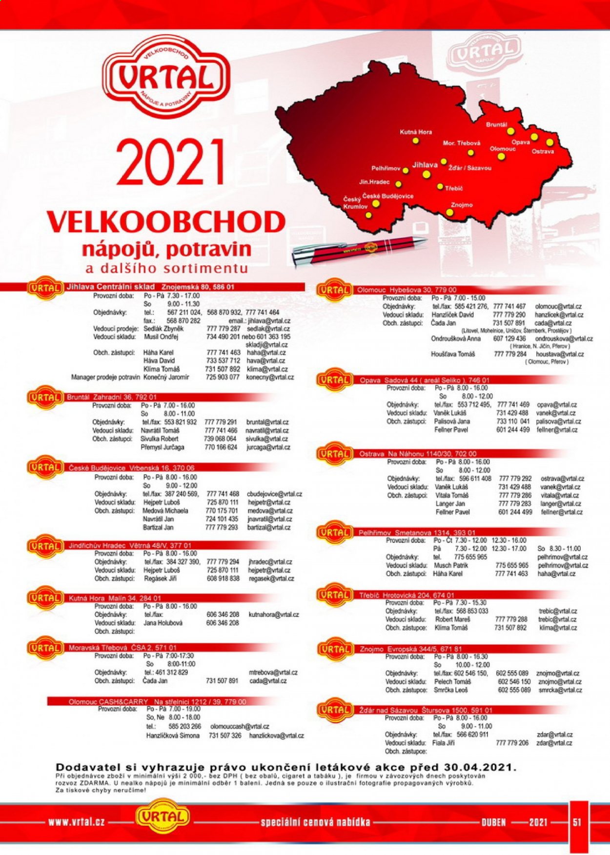 Leták Vrtal - 1.4.2021 - 30.4.2021. Strana 47