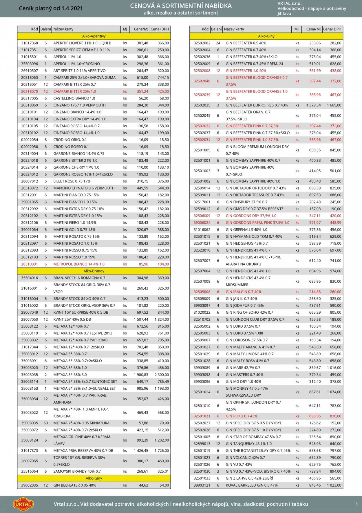 Leták Vrtal - 1.4.2021 - 30.4.2021. Strana 2
