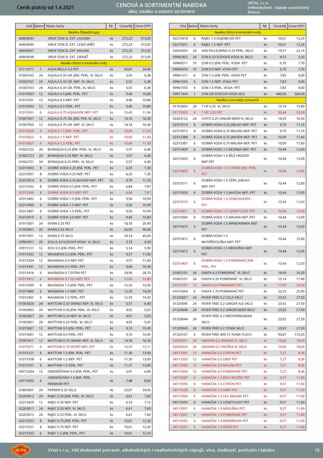 Leták Vrtal - 1.4.2021 - 30.4.2021. Strana 16