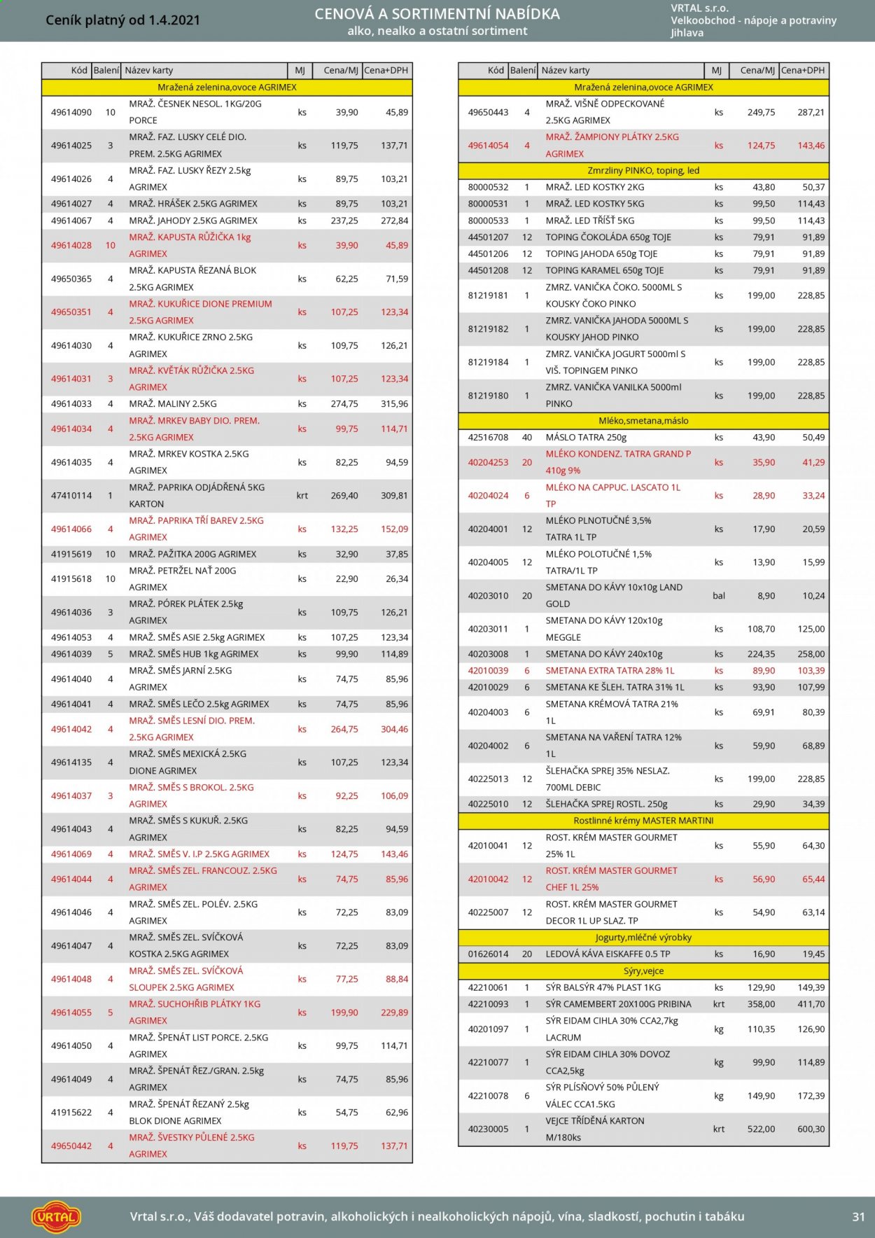 Leták Vrtal - 1.4.2021 - 30.4.2021. Strana 32