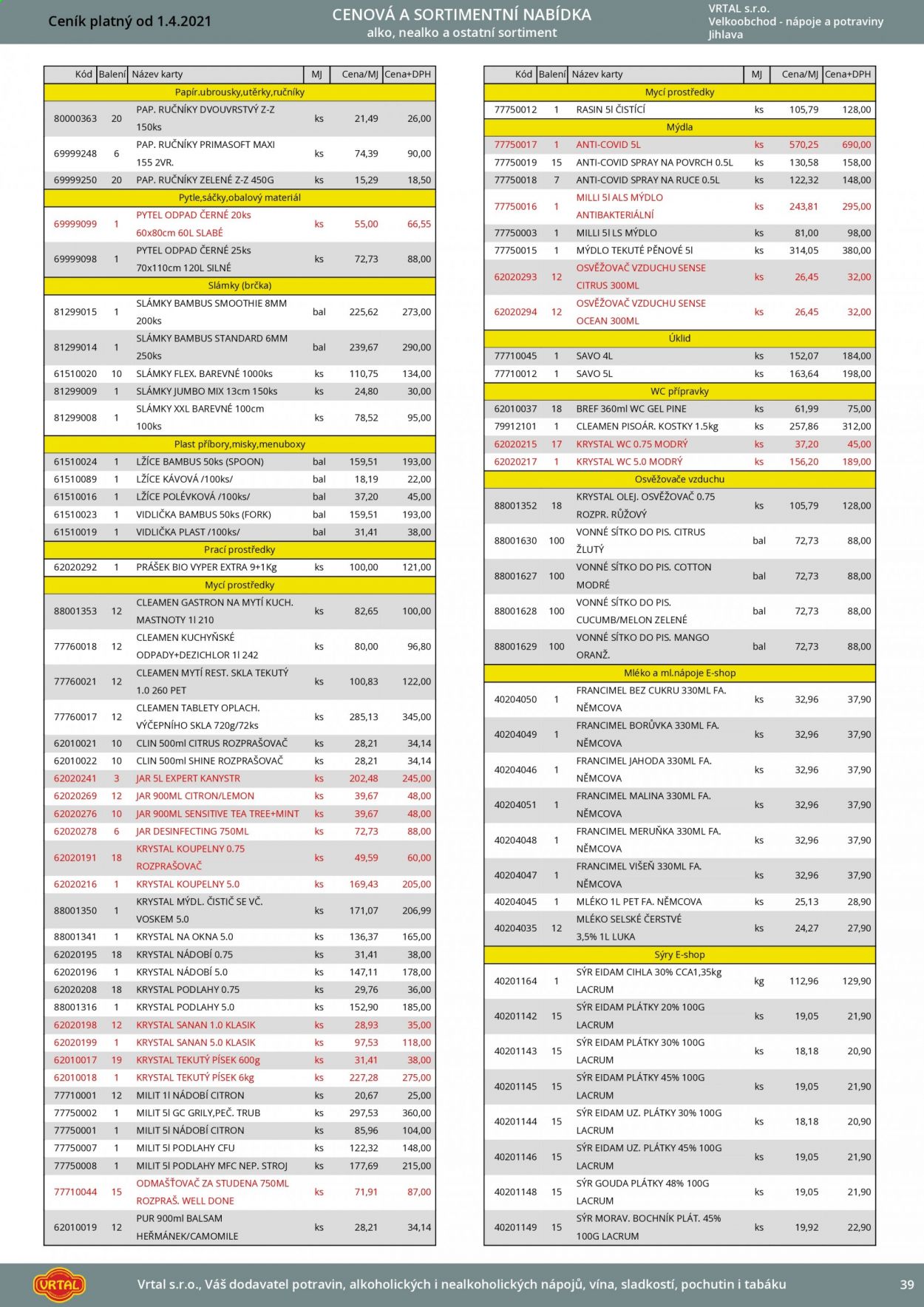 Leták Vrtal - 1.4.2021 - 30.4.2021. Strana 40