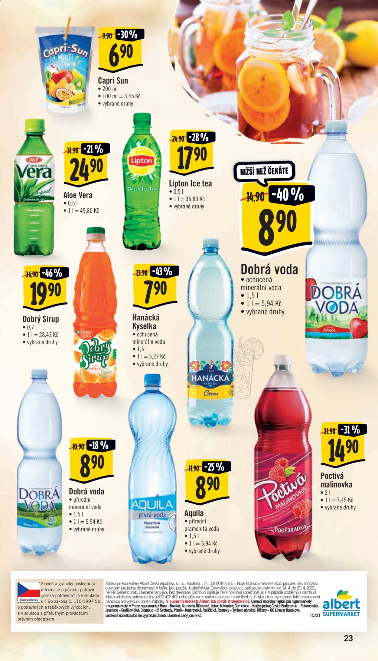 Leták Albert Supermarket - 14.4.2021 - 20.4.2021. Strana 23