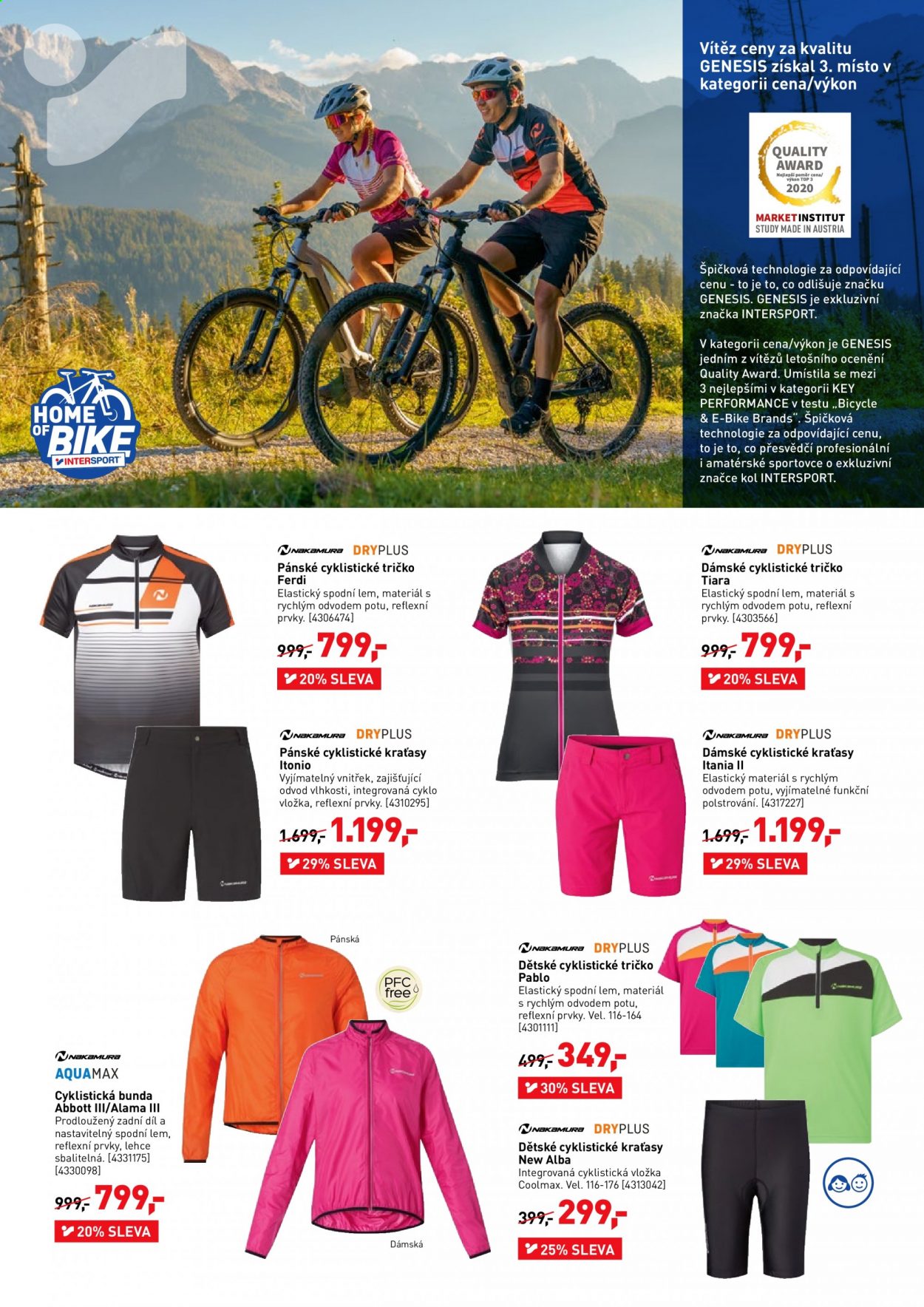 Leták INTERSPORT - 14.4.2021 - 2.5.2021. Strana 2