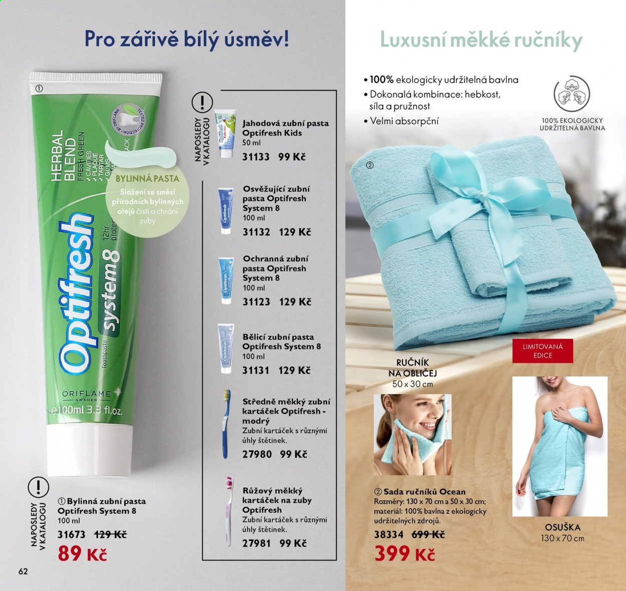 Leták ORIFLAME - 13.4.2021 - 3.5.2021. Strana 62