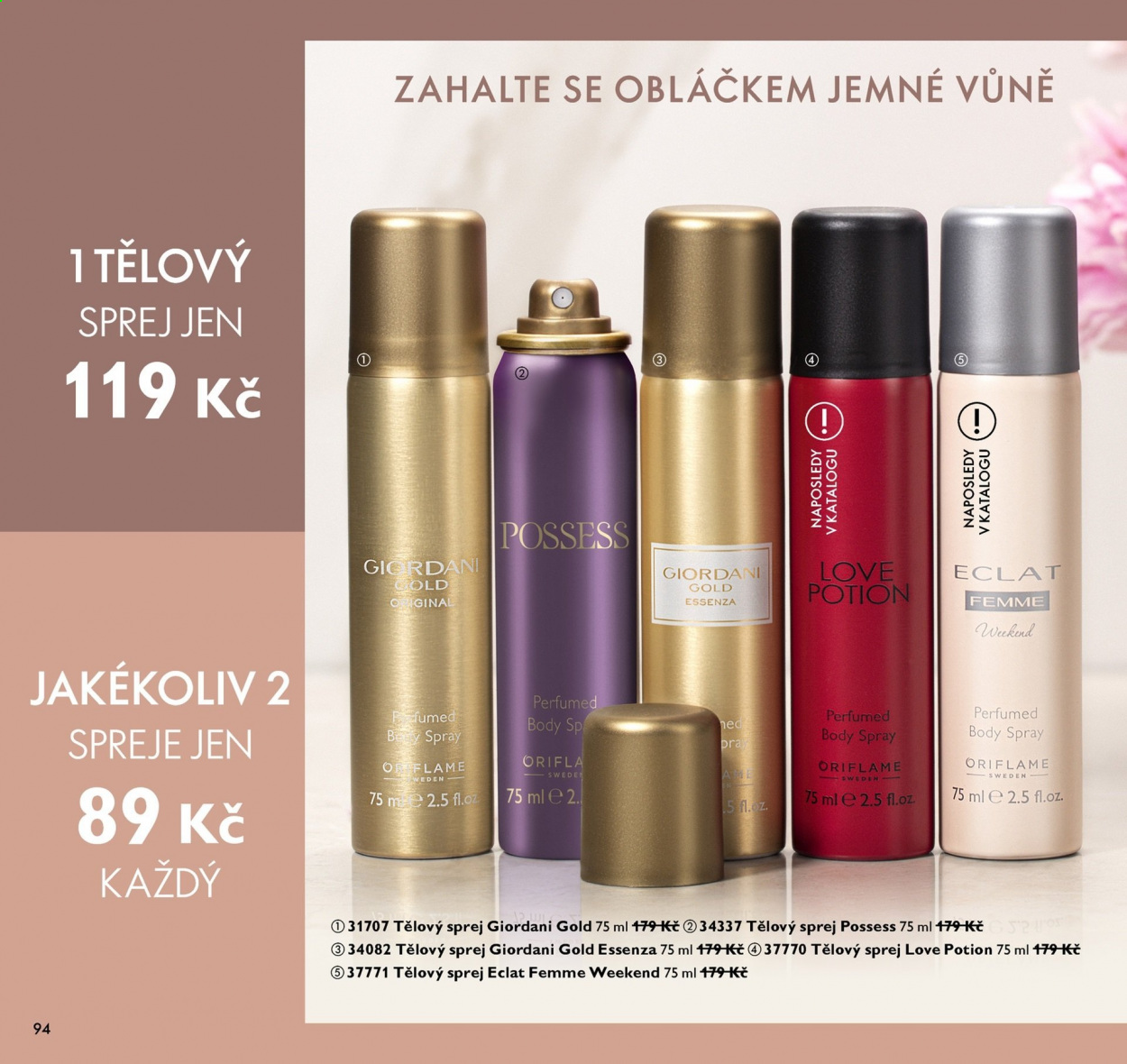 Leták ORIFLAME - 13.4.2021 - 3.5.2021. Strana 94