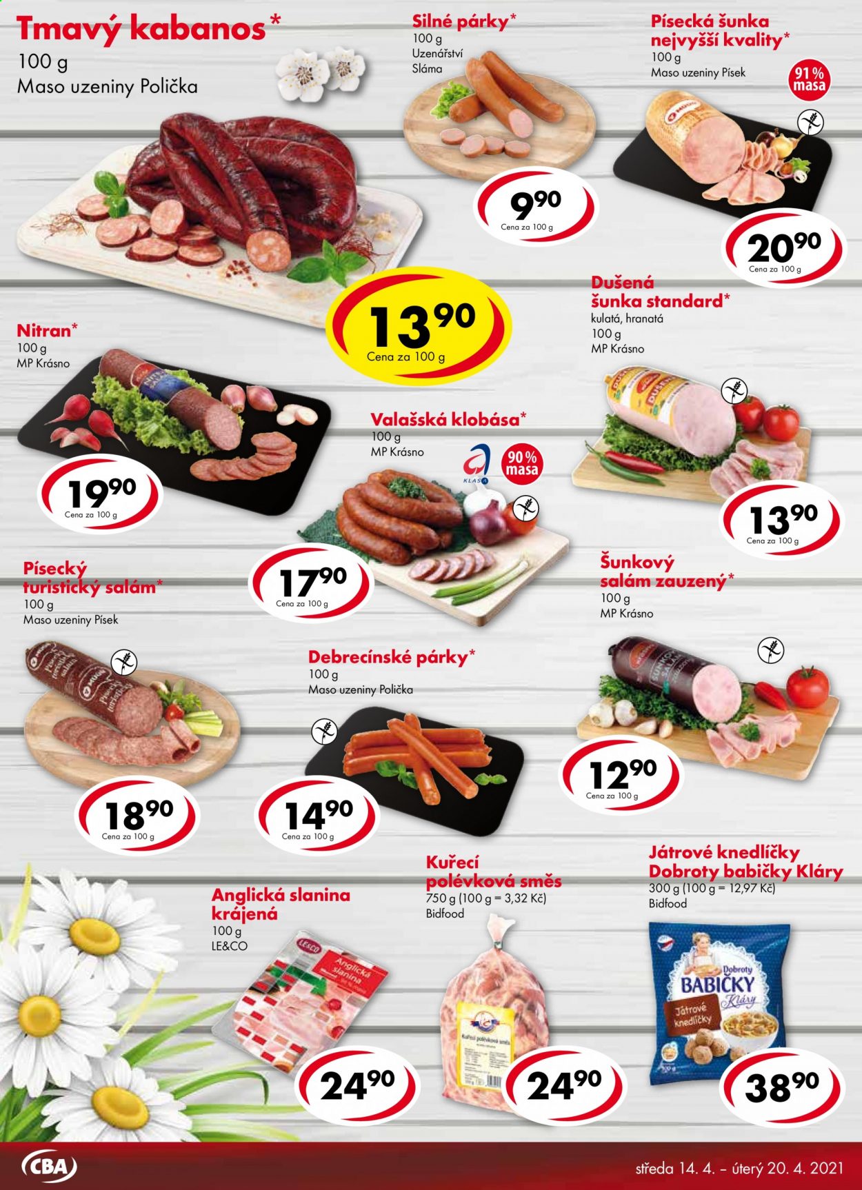 Leták CBA Premium - 14.4.2021 - 20.4.2021. Strana 4