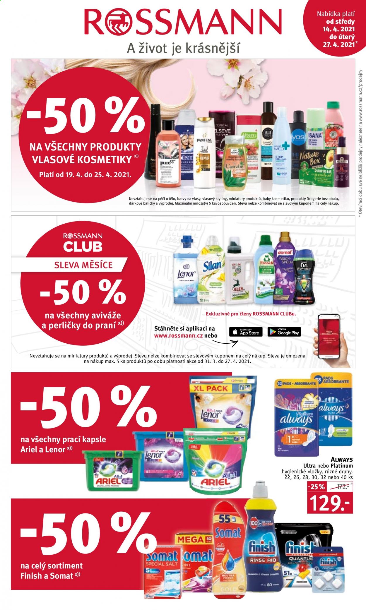 Leták ROSSMANN - 14.4.2021 - 27.4.2021. Strana 1