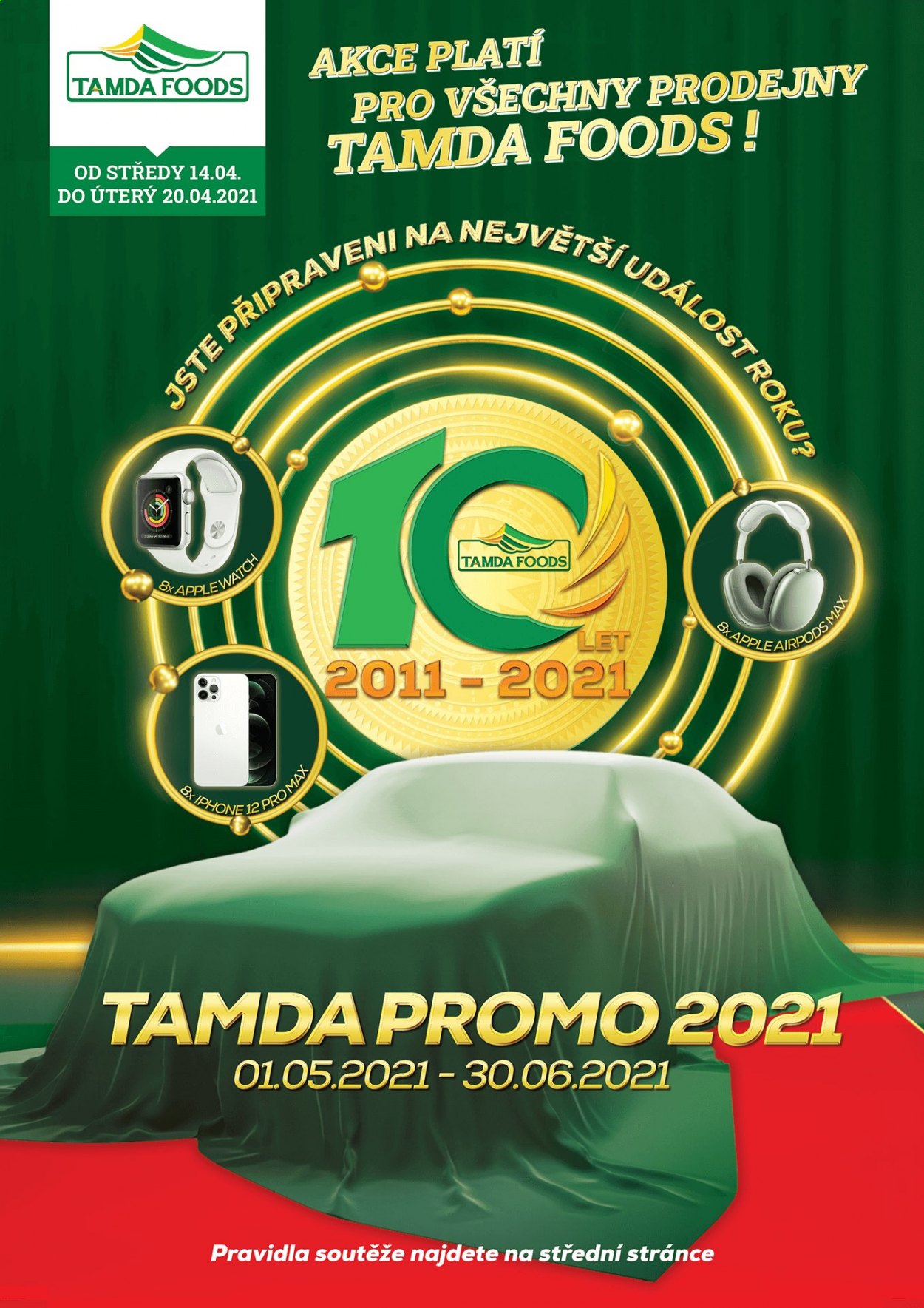 Leták Tamda Foods - 14.4.2021 - 20.4.2021. Strana 1