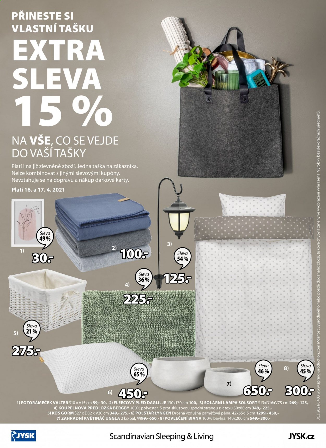 Leták JYSK - 15.4.2021 - 28.4.2021. Strana 16
