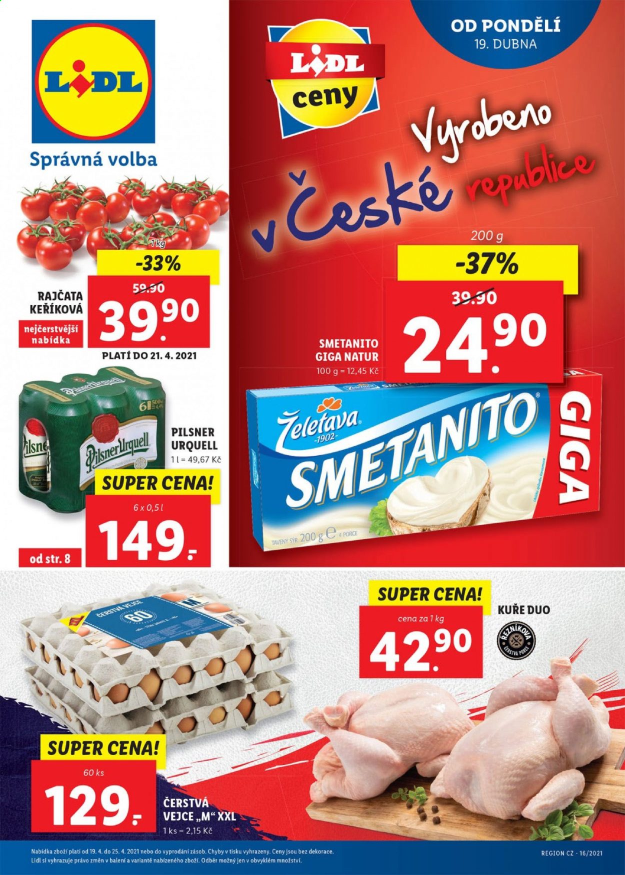 Leták Lidl - 19.4.2021 - 25.4.2021. Strana 1
