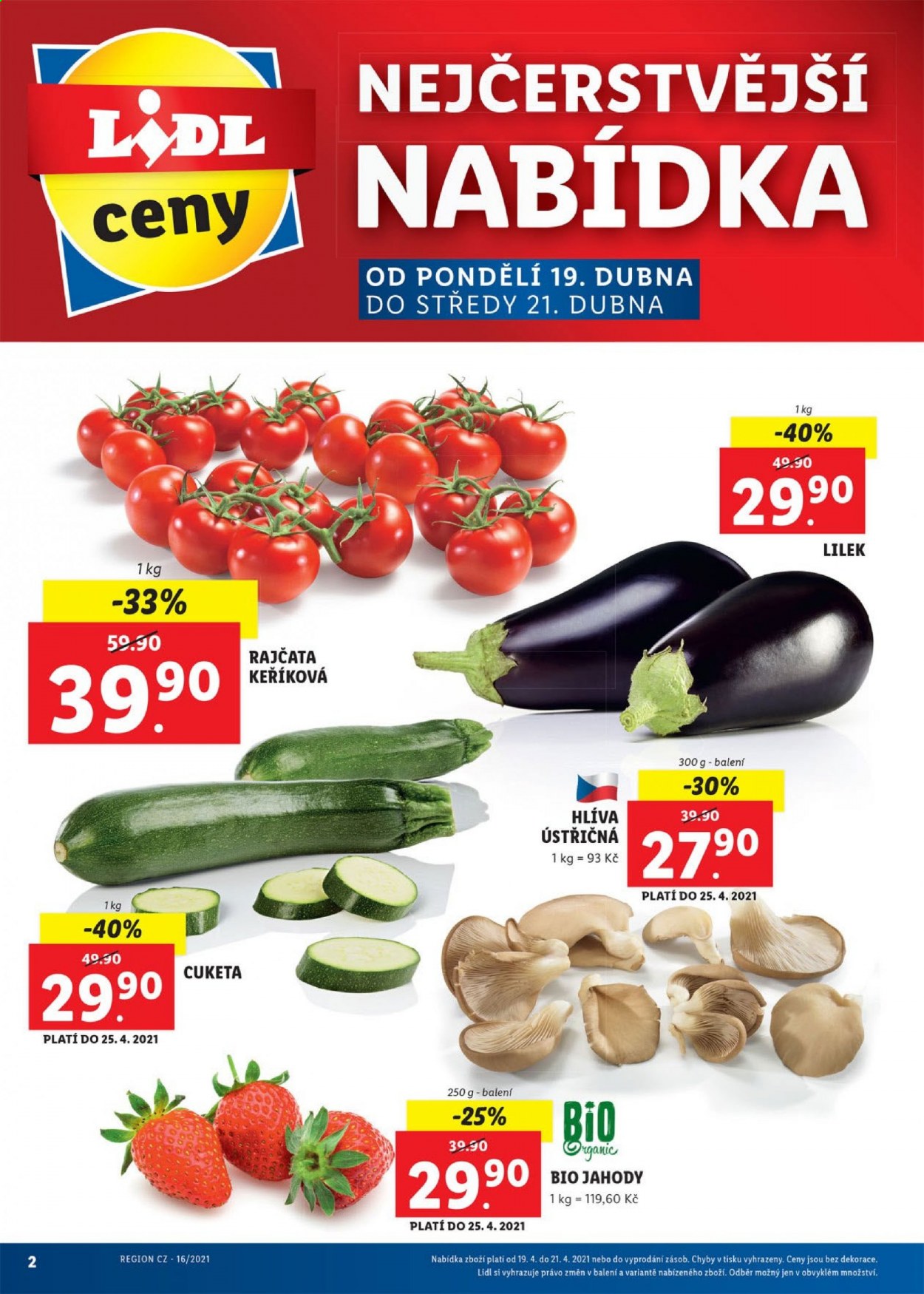 Leták Lidl - 19.4.2021 - 25.4.2021. Strana 2
