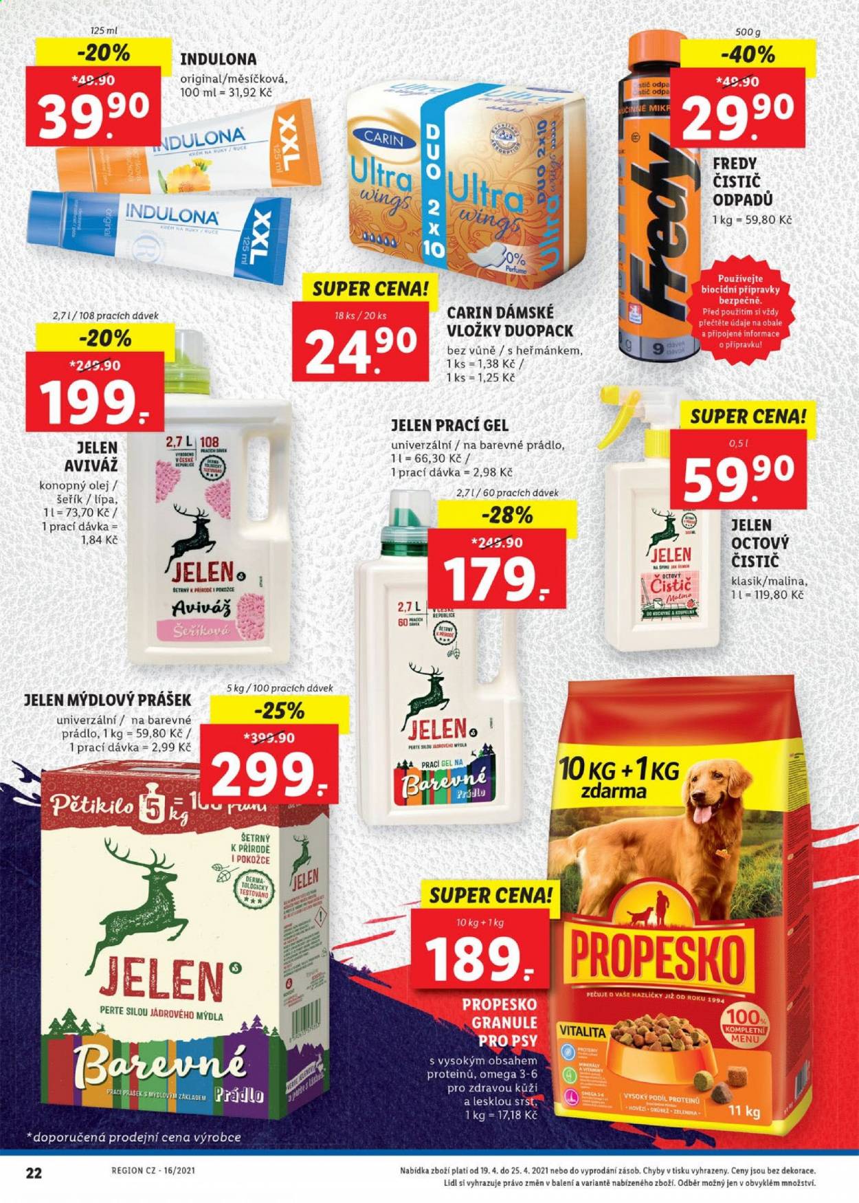 Leták Lidl - 19.4.2021 - 25.4.2021. Strana 22