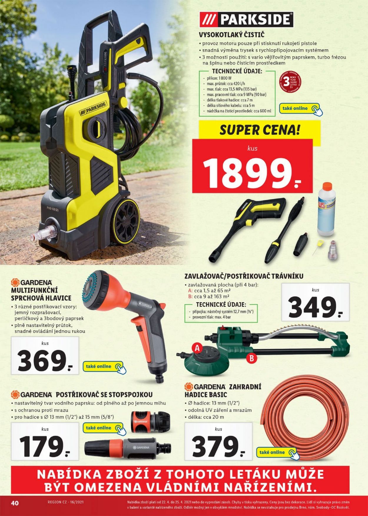 Leták Lidl - 19.4.2021 - 25.4.2021. Strana 40