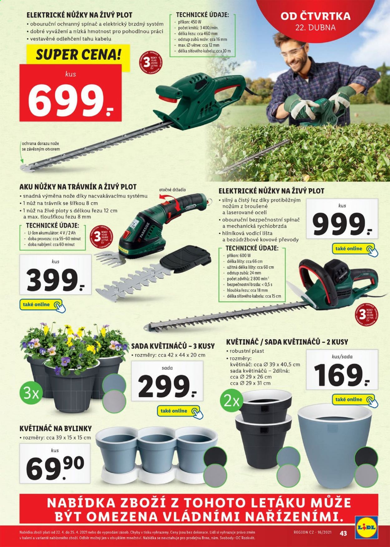Leták Lidl - 19.4.2021 - 25.4.2021. Strana 43