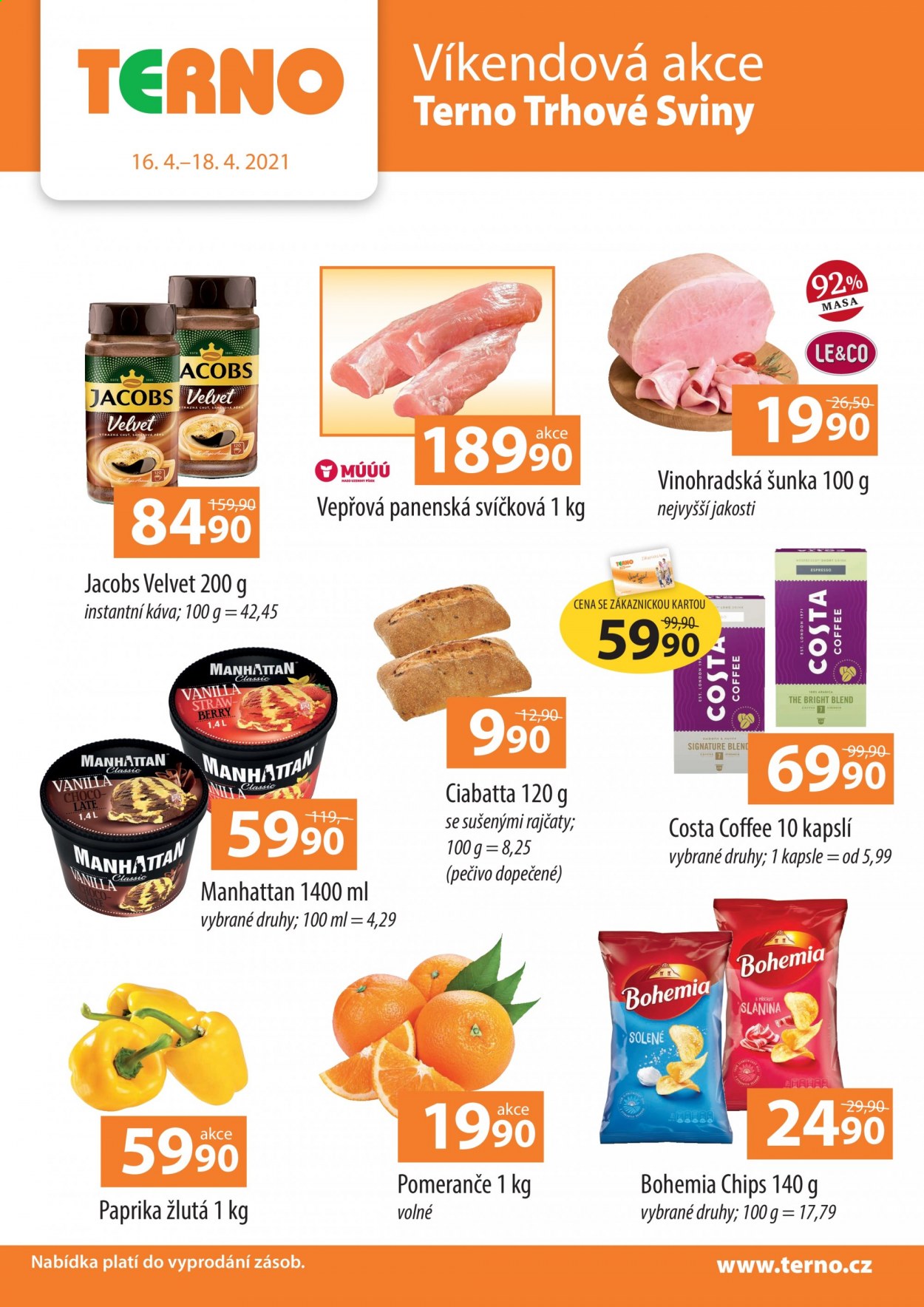 Leták coop TERNO - 16.4.2021 - 18.4.2021. Strana 1