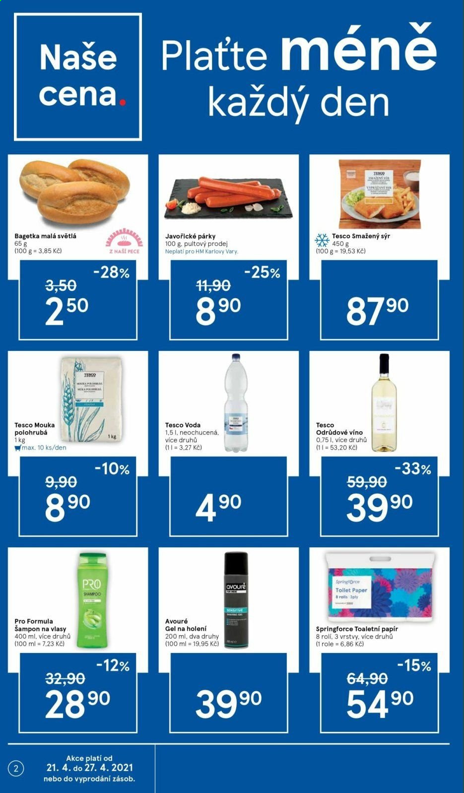 Leták TESCO - 21.4.2021 - 27.4.2021. Strana 2