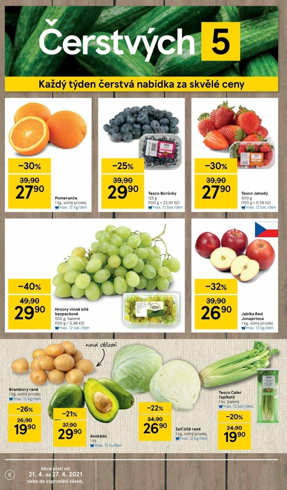 Leták TESCO - 21.4.2021 - 27.4.2021. Strana 6