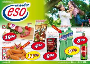 Leták ESO MARKET - 21.4.2021 - 2.5.2021.
