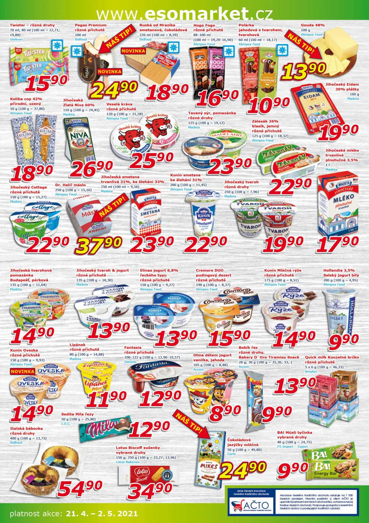 Leták ESO MARKET - 21.4.2021 - 2.5.2021. Strana 3