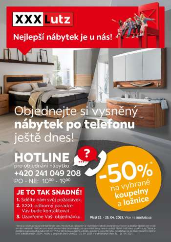 Leták XXXLutz - 22.4.2021 - 25.4.2021.
