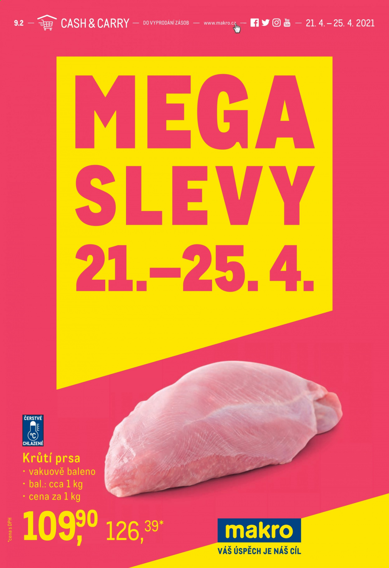 Leták MAKRO - 21.4.2021 - 25.4.2021. Strana 1