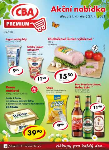 Leták CBA Premium - 21.4.2021 - 27.4.2021.