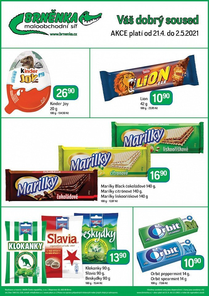 Leták Brněnka - 21.4.2021 - 2.5.2021. Strana 6