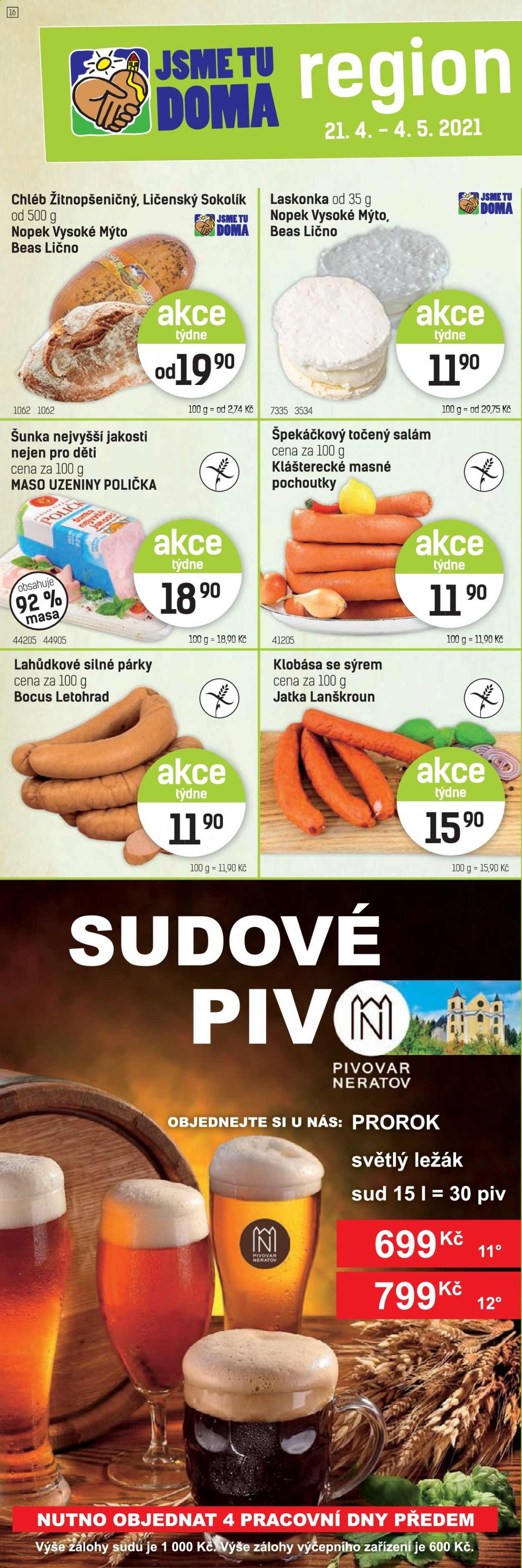 Leták Konzum - 21.4.2021 - 4.5.2021. Strana 2