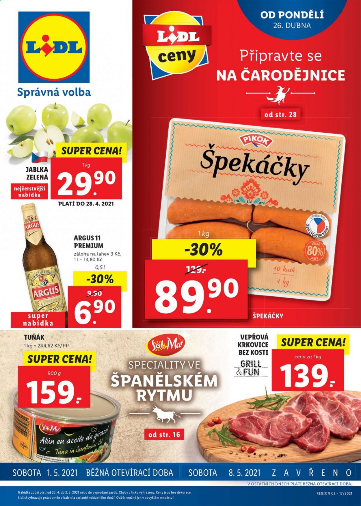 Leták Lidl - 26.4.2021 - 2.5.2021. Strana 1