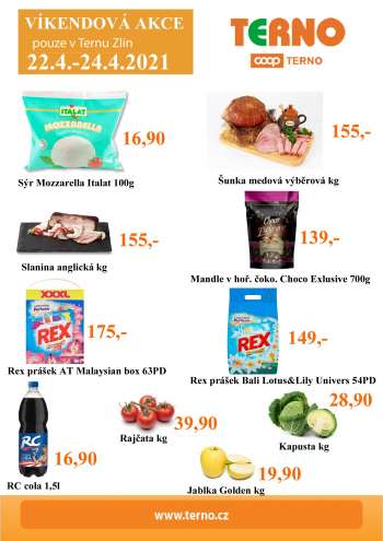 Leták coop TERNO - 22.4.2021 - 24.4.2021.
