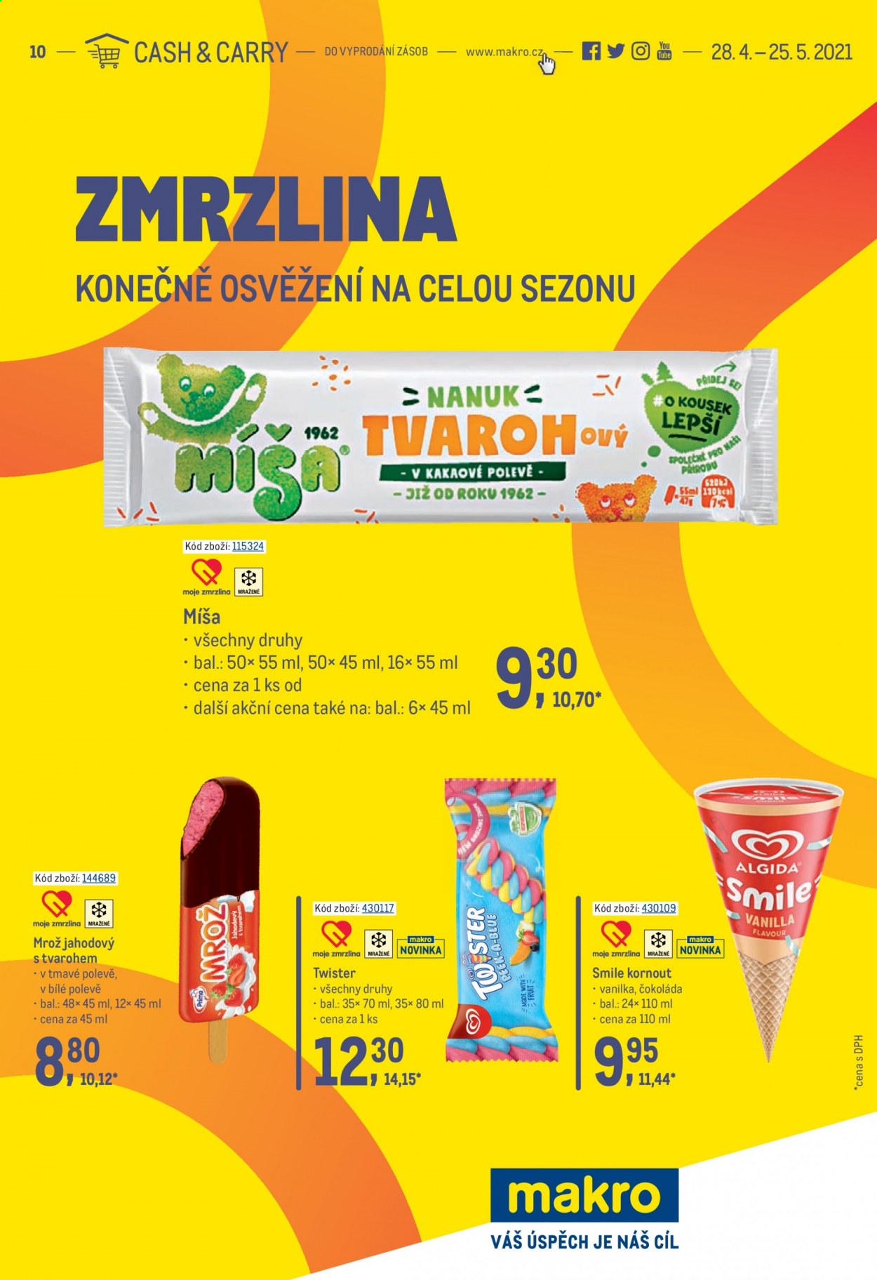 Leták MAKRO - 28.4.2021 - 25.5.2021. Strana 1