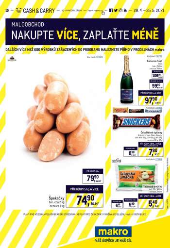Leták MAKRO - 28.4.2021 - 25.5.2021.