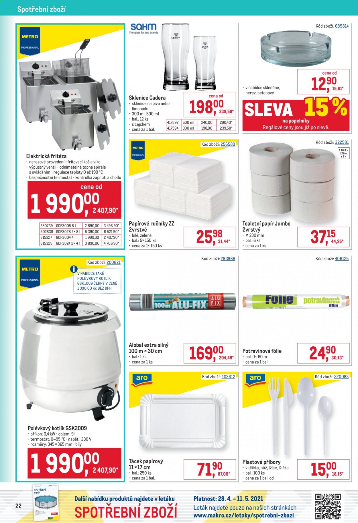Leták MAKRO - 28.4.2021 - 11.5.2021. Strana 22