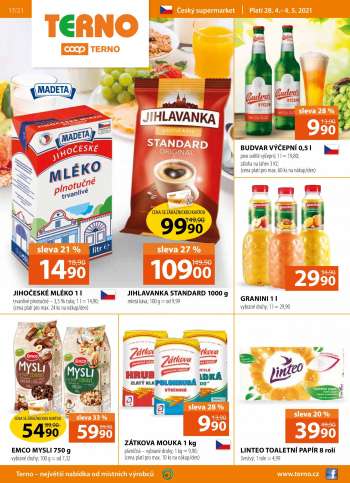 Leták coop TERNO - 28.4.2021 - 4.5.2021.