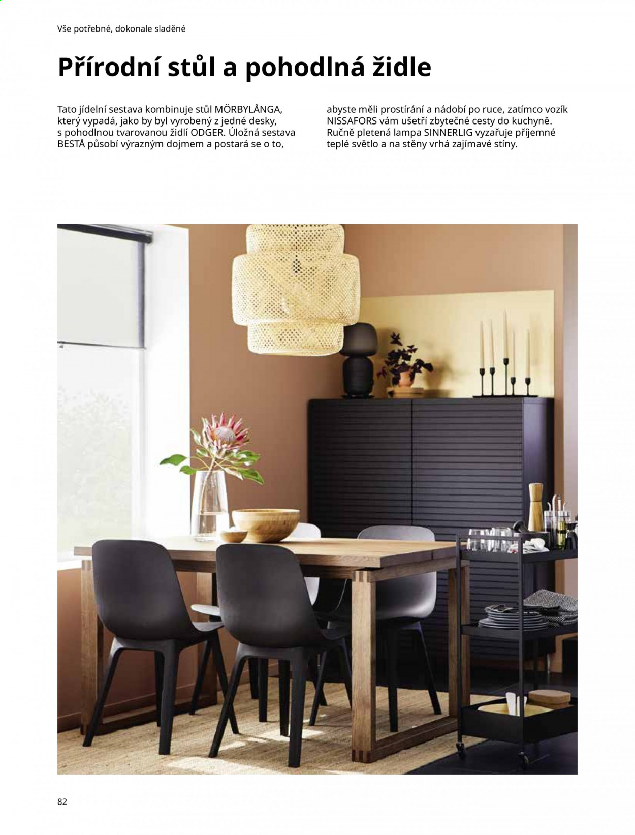 thumbnail - Leták IKEA - 27.4.2021 - 31.7.2021 - Produkty v akci - nádobí, jídelní sestava, židle, Bestå, prostírání, lampa. Strana 82.