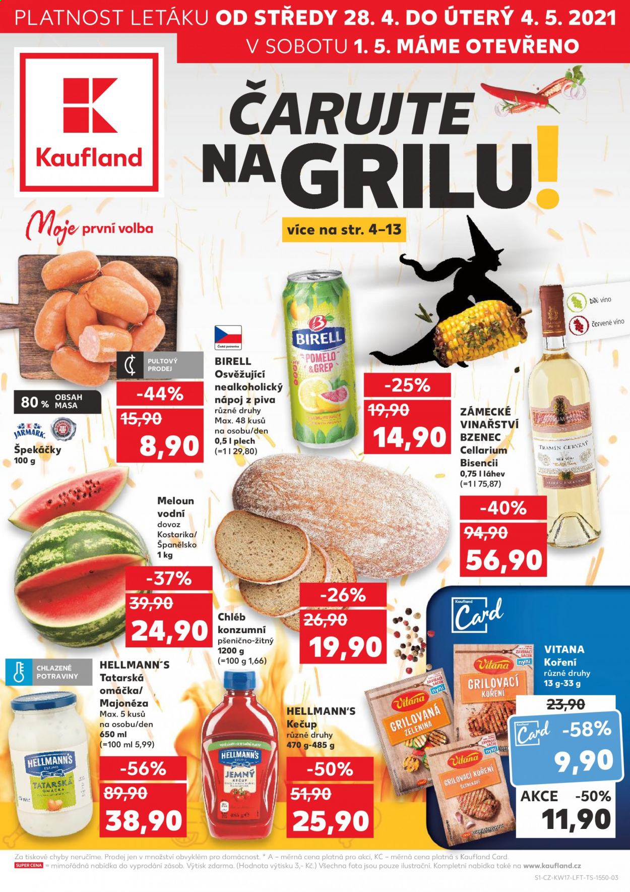 Leták Kaufland - 28.4.2021 - 4.5.2021. Strana 1