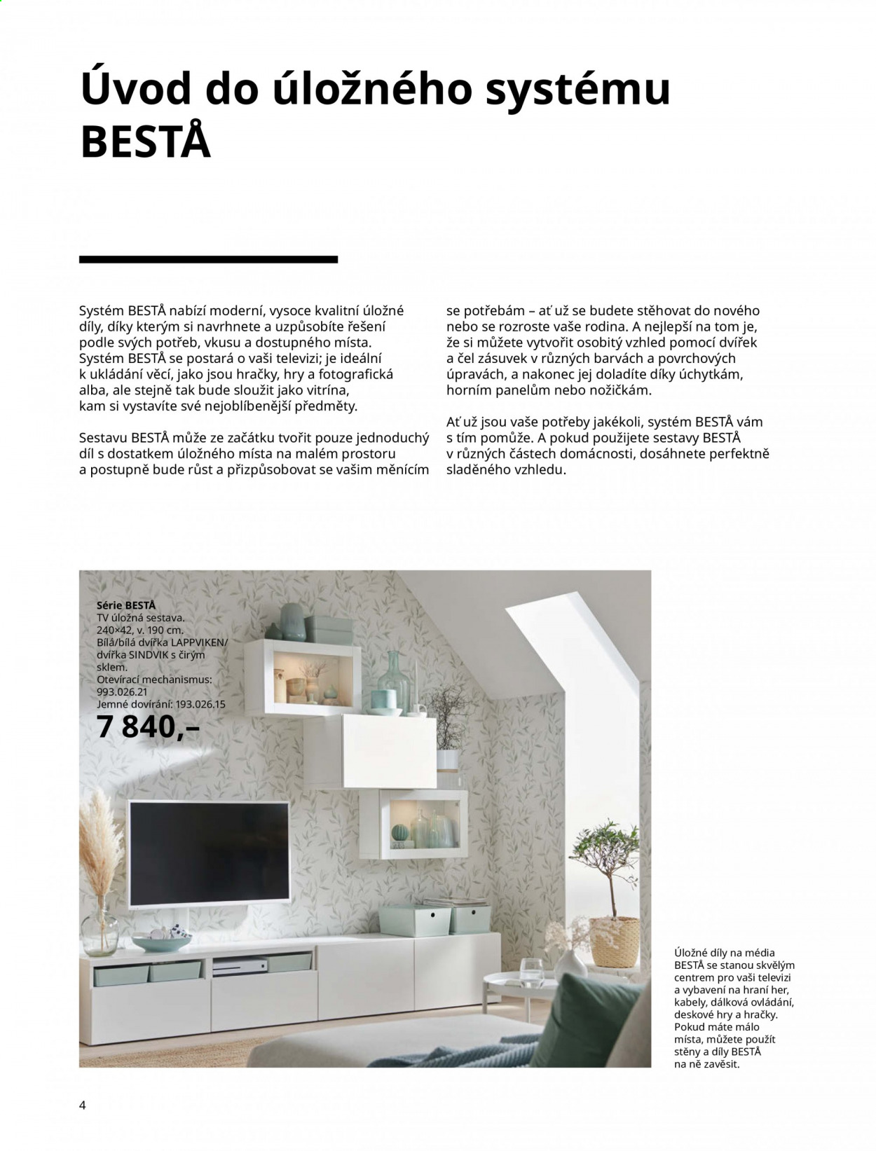thumbnail - Leták IKEA - 27.4.2021 - 31.7.2021 - Produkty v akci - nádobí, příborník, Bestå, vitrína, prostírání, stolní hra, hračky. Strana 4.