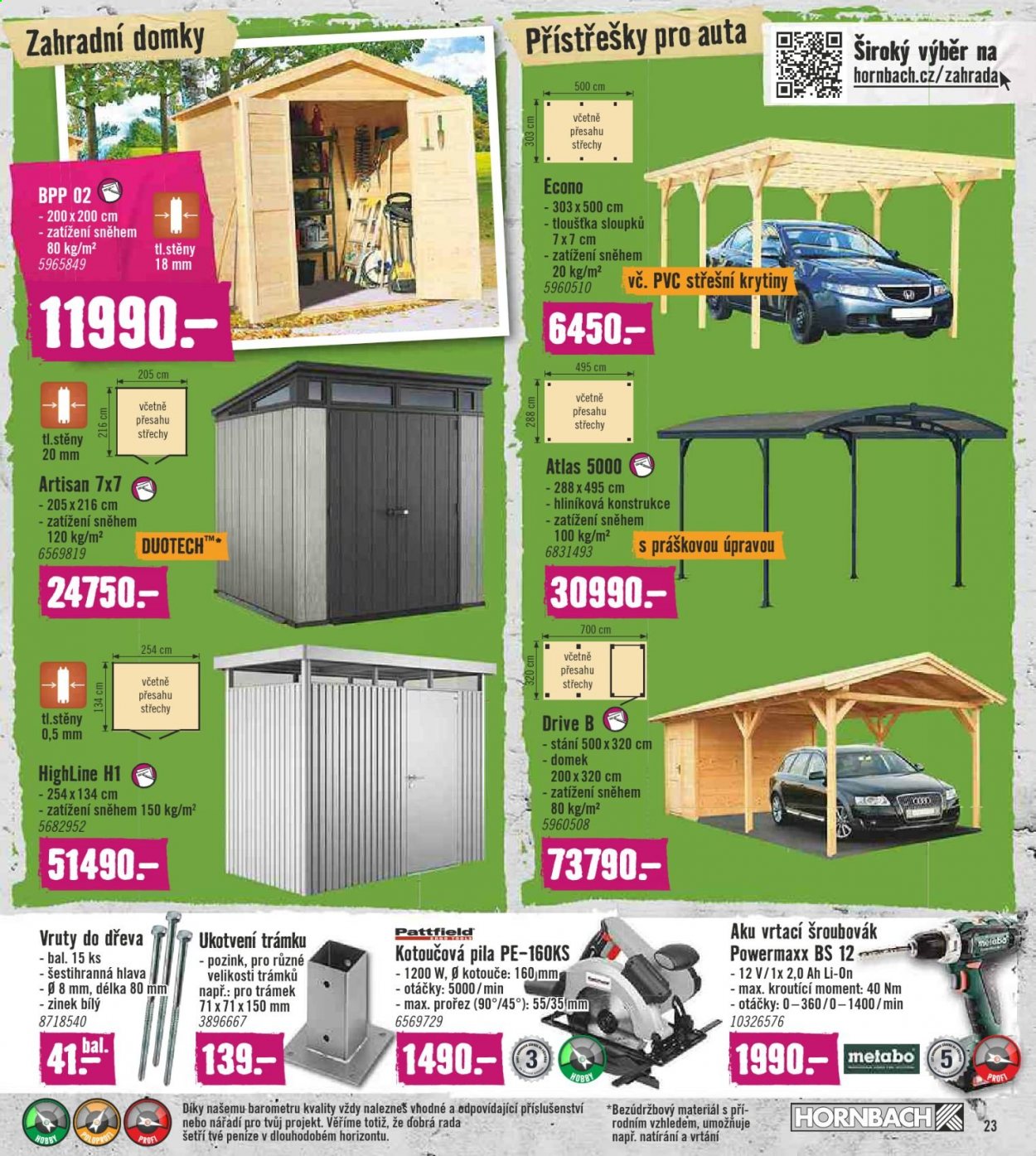 Leták HORNBACH - 28.4.2021 - 23.5.2021. Strana 23