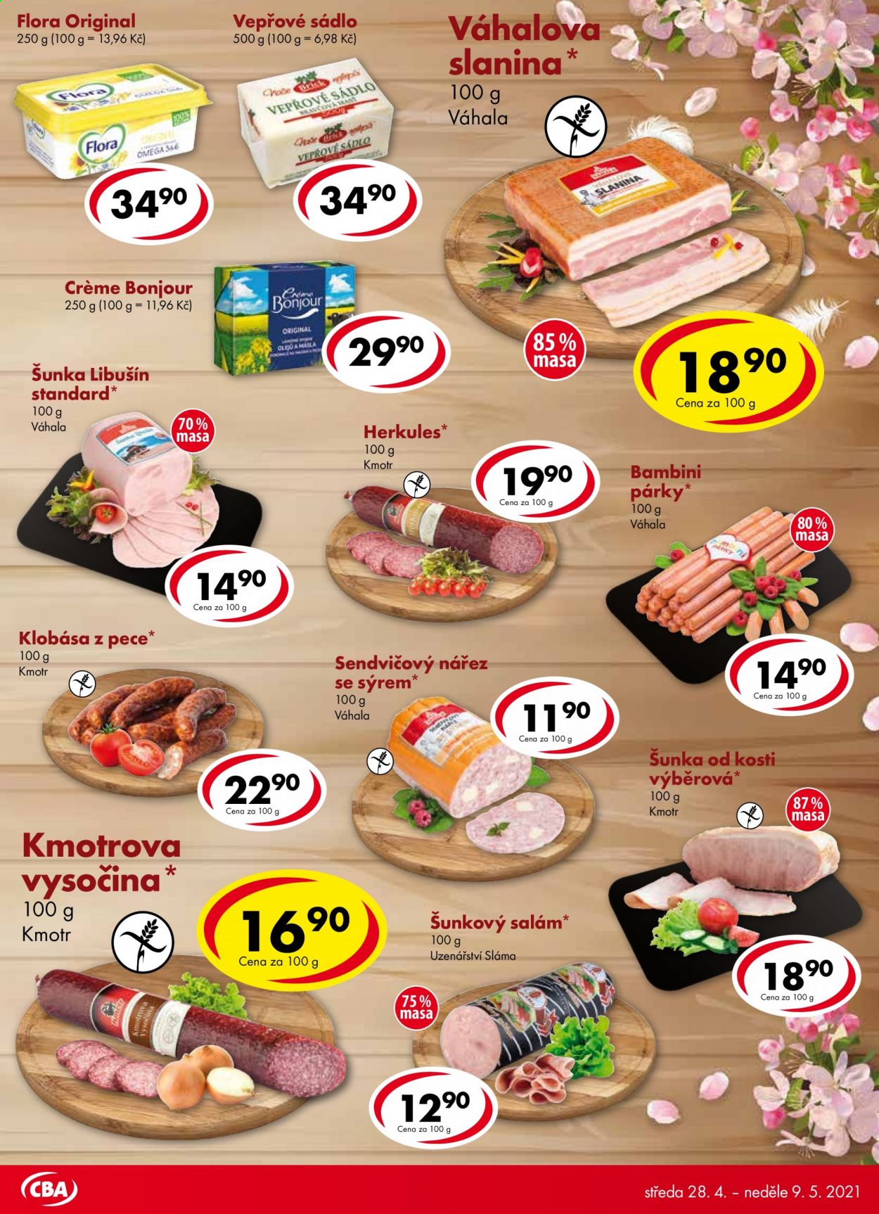 Leták CBA potraviny - 28.4.2021 - 9.5.2021. Strana 3