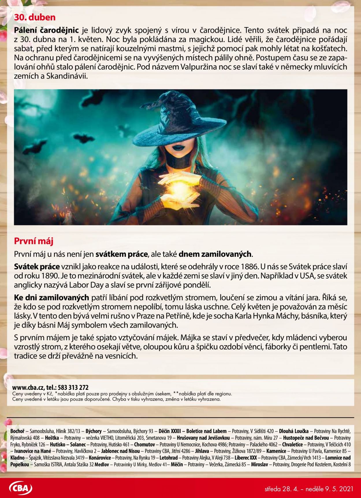 Leták CBA potraviny - 28.4.2021 - 9.5.2021. Strana 6