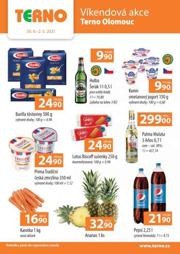 Leták coop TERNO - 30.4.2021 - 2.5.2021.
