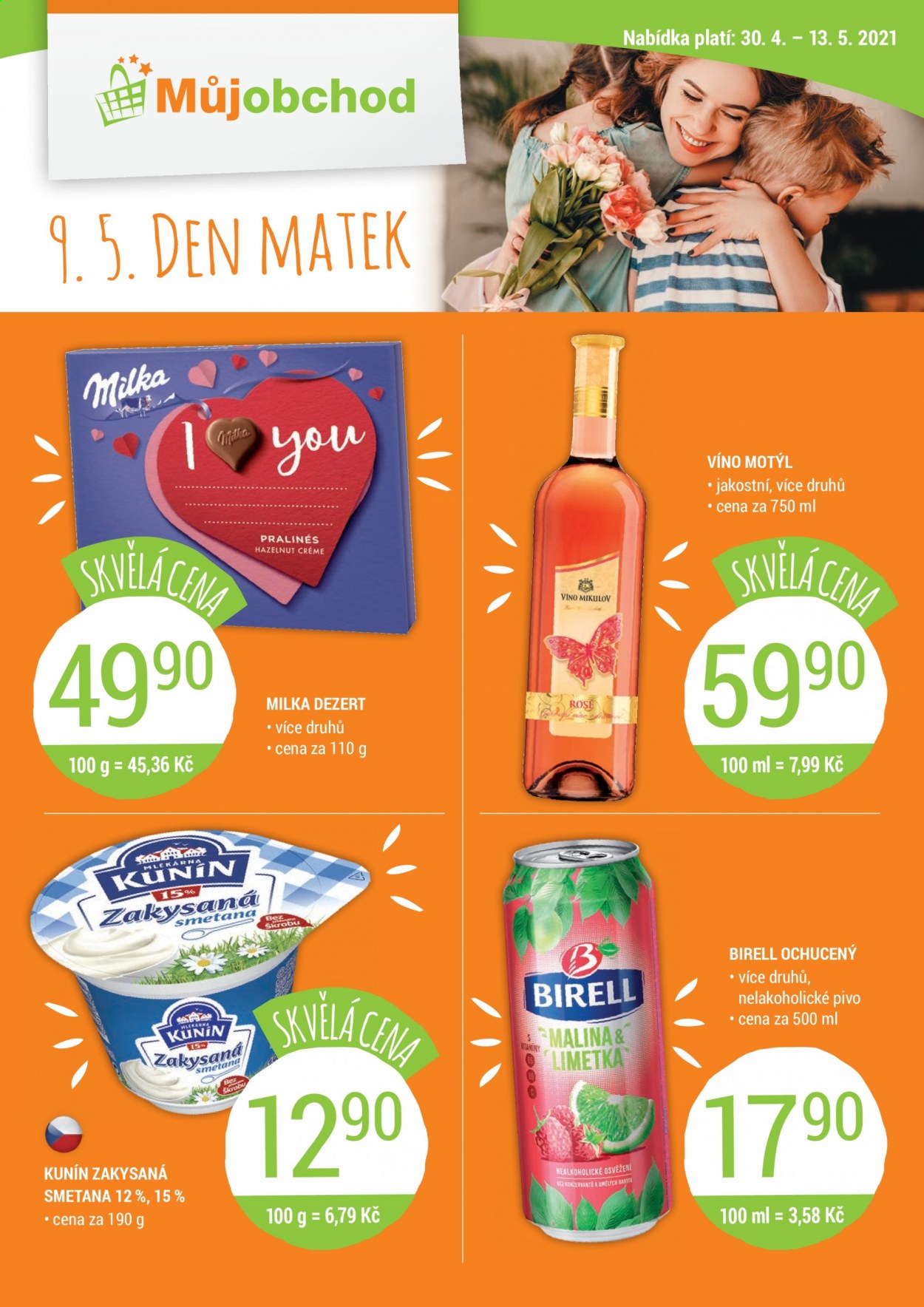 Leták Můj obchod - 30.4.2021 - 13.5.2021. Strana 1