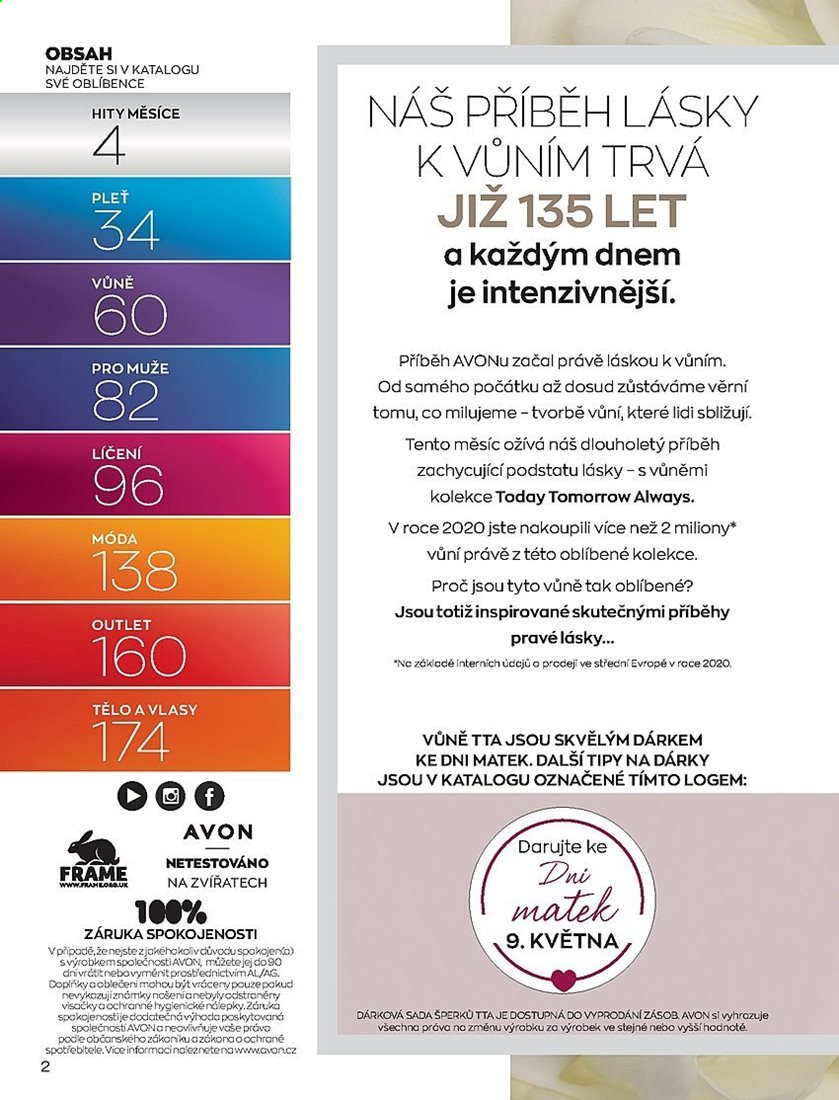 Leták AVON - 1.5.2021 - 31.5.2021. Strana 2