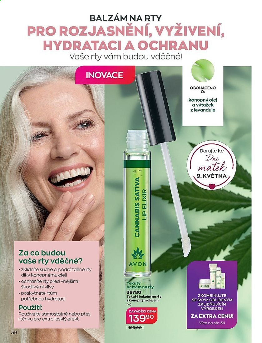 Leták AVON - 1.5.2021 - 31.5.2021. Strana 36