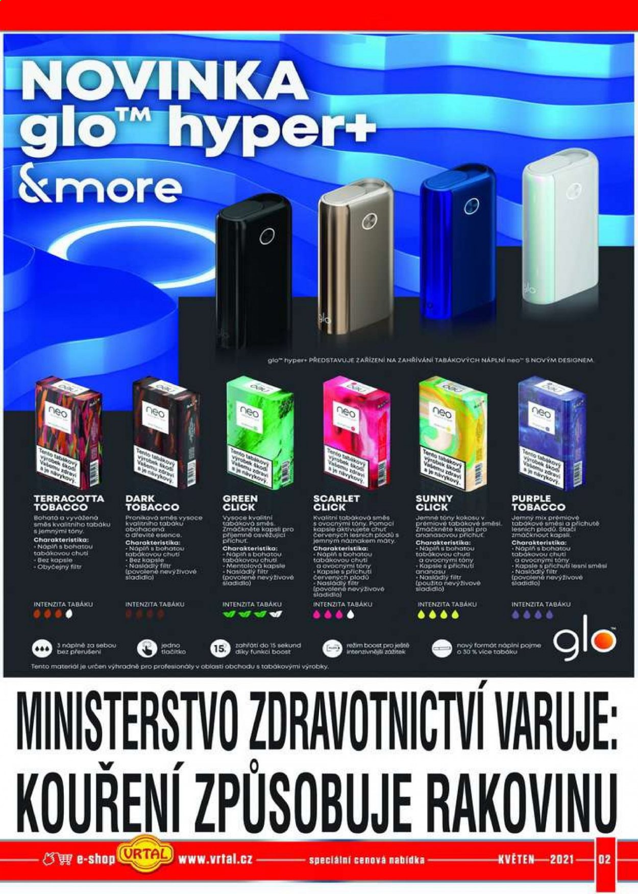 Leták Vrtal - 1.5.2021 - 31.5.2021. Strana 2