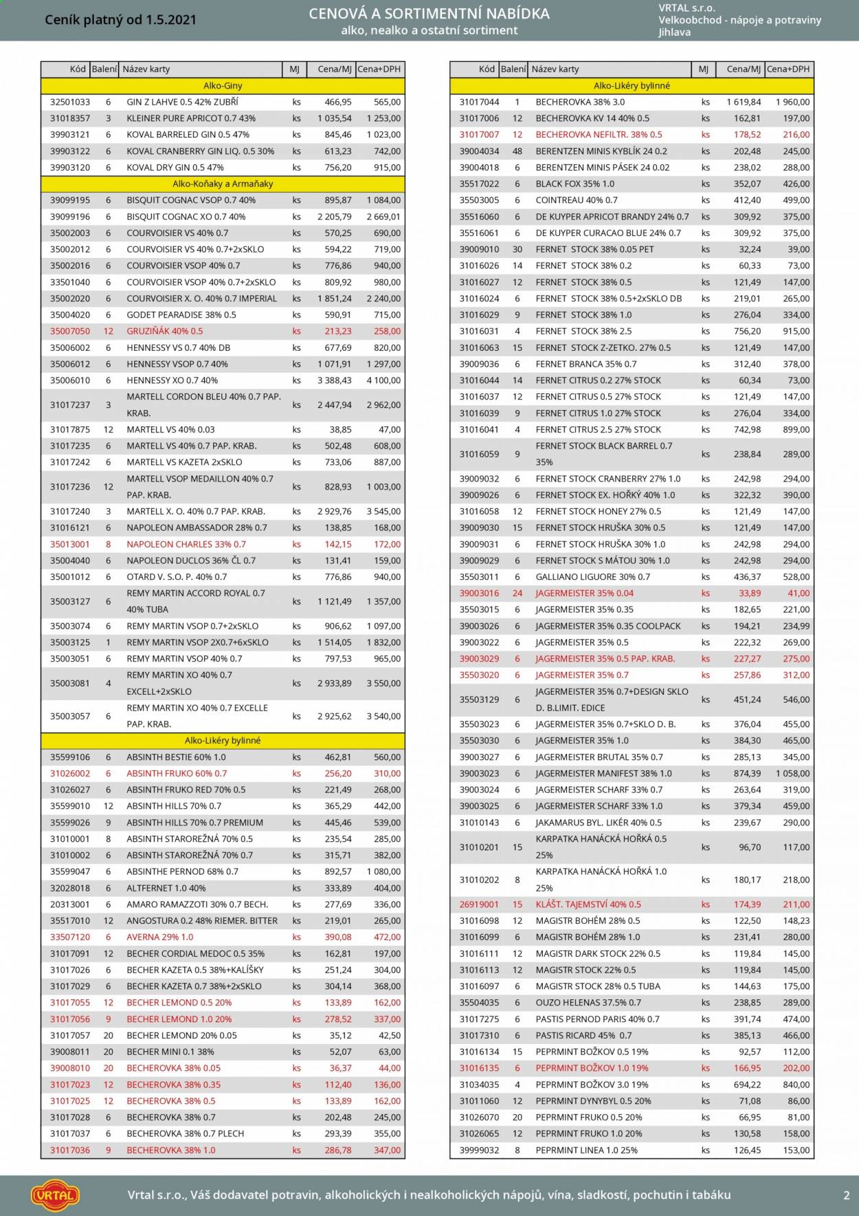 Leták Vrtal - 1.5.2021 - 31.5.2021. Strana 3